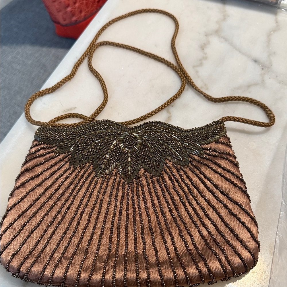 Magid Vintage Clutch Purse Hand Beaded